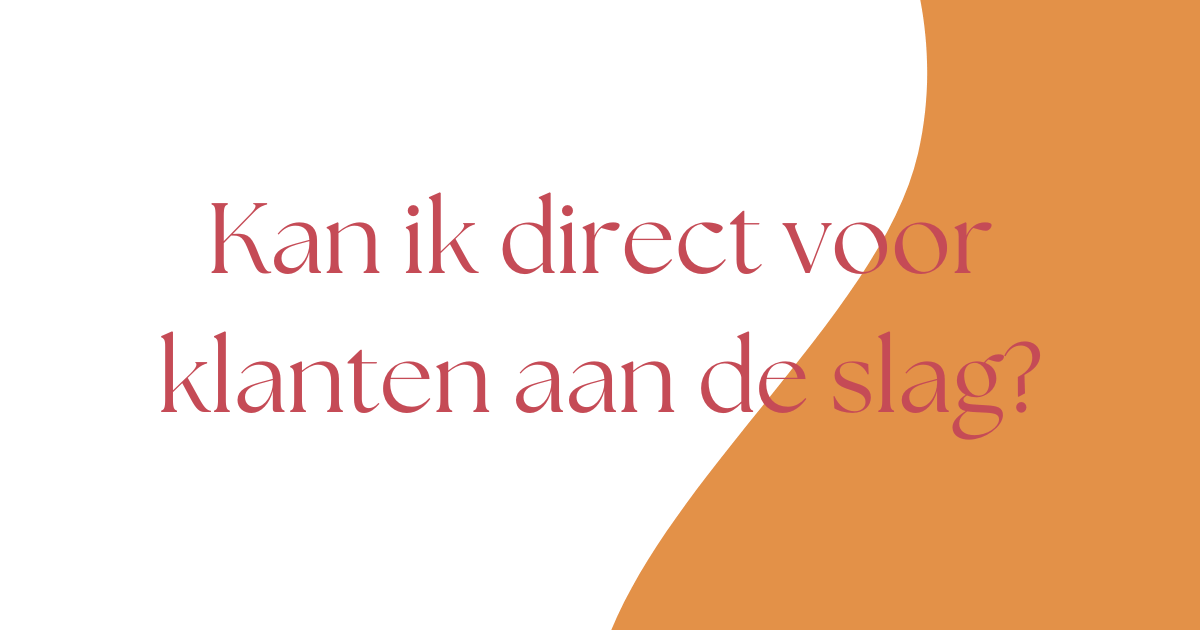Kan ik direct voor klanten aan de slag na een technisch VA opleiding